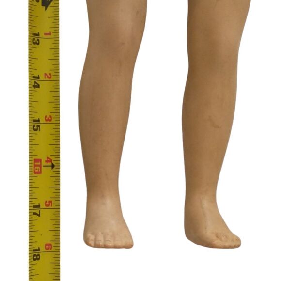 Creepy Doll Vintage Halloween Walking Sleep Eyes Dirty American Character Doll - Picture 4 of 16